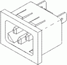 SNAP-IN AC RECEPTACLE