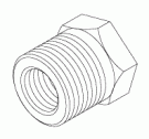 ADAPTOR (1/8" FPT x 3/8" MPT)