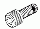 1/4-28 SOCKET HEAD CAP SCREW W/ NYLON PELLET