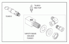 SAFETY VALVE HOLDER KIT (37 PSI)