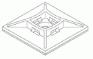 CABLE TIE MOUNT (4-WAY)