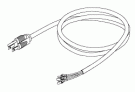 INDUSTRIAL GRADE POWER CORD (13A @ 125VAC, WITH TERMINALS, 8 ft.)