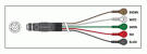 HOLTER CABLE - 5 LEAD FIXED SNAP