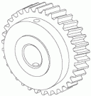 SEAT TILT MOTOR GEAR