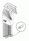 L-HEX WRENCH SET (INCH)