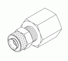 FEMALE CONNECTOR (1/4" POLY x 1/4" FPT)