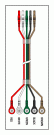 5 LEADWIRE BONDED SET-40"