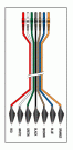 7 LEADWIRE SET - 24" DIN/ALLIGATOR