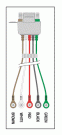 TELEMETRY CABLE - 5 LEAD SNAP