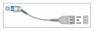 PATIENT CABLE - 3 LEAD DUAL