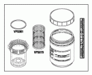 SOLIDS COLLECTOR REPLACEMENT KIT (CASE of 8)