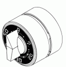 TIMER ASSEMBLY/MECHANICAL TIME SWITCH (60 MINUTE)