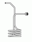 CONDENSATION COIL WITH COMPRESSION FITTING