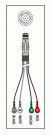 TELEMETRY CABLE - 4 LEAD SNAP