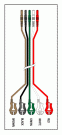 5 LEADWIRE SET - 24" DIN/PINCH