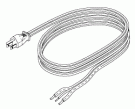 INDUSTRIAL GRADE POWER CORD (13A @ 125VAC, 6 ft.)