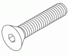 FLAT HEAD HEX SOCKET CAP SCREW