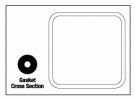 DOOR GASKET (16" x 16")