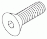 FLAT HEAD HEX SOCKET CAP SCREW