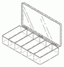 6-COMPARTMENT STORAGE CASE