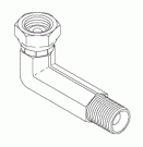 ELBOW FITTING (1/8" MPT X 1/8" NPSF)