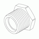 ADAPTOR (3/8 FPT x 1/2 MPT)