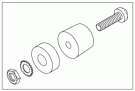 FRONT-RUBBER FOOT ASSEMBLY