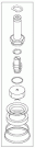 SOLENOID VALVE REPAIR KIT FOR 3/4” PORT VALVES