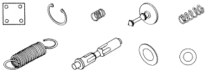 FOOT CNTRL SVC KIT (LEVER) - Click Image to Close