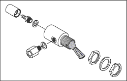 CUP FILL TOGGLE VALVE (GRAY) - Click Image to Close