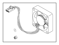 FAN ASSY (CONTROLLER) - Click Image to Close