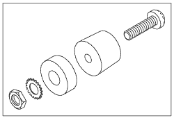 FRONT-RUBBER FOOT ASSEMBLY - Click Image to Close