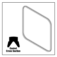 DOOR GASKET (20" x 20") - Click Image to Close