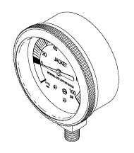 PRESSURE GAUGE (JACKET) - Click Image to Close