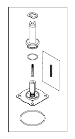 SOLENOID VALVE REPAIR KIT FOR 3/8” PORT VALVES - Click Image to Close