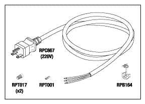 POWER CORD KIT - Click Image to Close