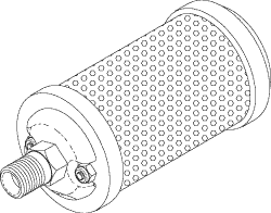 AIR INTAKE FILTER (METAL STYLE) - Click Image to Close