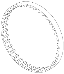 DRIVE BELT (SHORT DRYER) - Click Image to Close