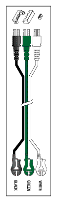 3 LEADWIRE SET - 40" DUAL/PINCH - Click Image to Close