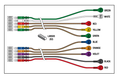 10 LEADWIRE SET - CAM 14/SNAP - Click Image to Close