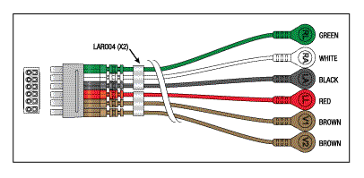 6 LEADWIRE SET - 30" MULTI-LINK/SNAP - Click Image to Close