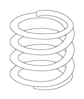 BELT TENSIONER SPRING - Click Image to Close