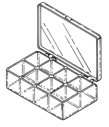 8-COMPARTMENT STORAGE CASE - Click Image to Close