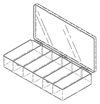 6-COMPARTMENT STORAGE CASE - Click Image to Close