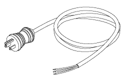 HOSPITAL GRADE POWER CORD WITHOUT CONNECTORS (10A @ 125VAC, 10 ft.) - Click Image to Close