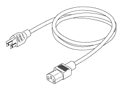 INDUSTRIAL GRADE POWER CORD (15A @ 125VAC, 10 ft.) - Click Image to Close