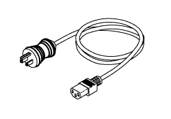 HOSPITAL GRADE POWER CORD (15A @ 125VAC, 8 ft.) - Click Image to Close