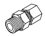 MALE CONNECTOR (3/16") - Click Image to Close