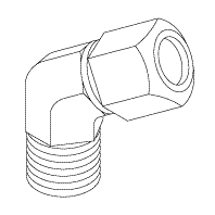 ELBOW FITTING (45˚ MALE) - Click Image to Close