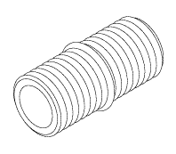 ADAPTOR (1/8" MPT x 1/8" MPT) - Click Image to Close